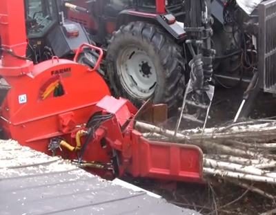 FarmiForest CH380 - The professional tool to produce biomass fuel
